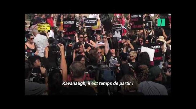 Des milliers de manifestants protestent contre le juge Kavanaugh à Washington
