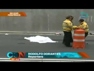 Hombre pierde la vida tras ser atropellado en periférico