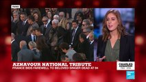 Aznavour national tribute: Late singer received France''s ''Legion of Honour''