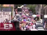 Integrantes de la CETEG marchan en Chilpancingo / Pascal Beltrán