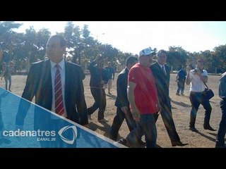 El Americano se entrega a las autoridades de Michoacán