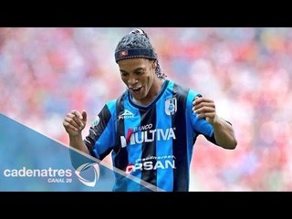 Ronaldinho se queda en el Querétaro asegura Joaquín Beltrán