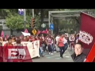 Reabren circulación en Reforma tras marcha de estudiantes del IPN / Ingrid Barrera