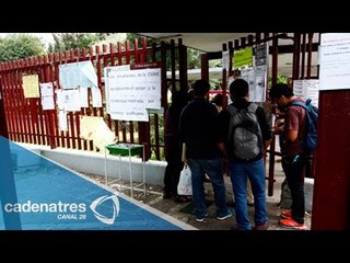 Alumnos del Politécnico reanundan clases tras paro