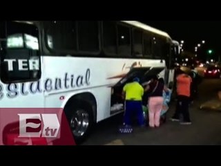 Maestros de la CNTE se retiran de la Plaza de Santo Domingo/ Kimberly Armengol