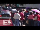Bloqueos y vandalismo de la CNTE en Oaxaca/ Ingrid Barrera