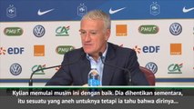 Saya berharap lebih dari Mbappe - Deschamps