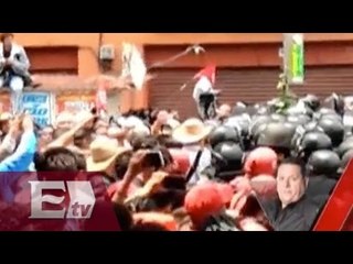 Encapsulan a integrantes de la CNTE en Balderas / Ricardo Salas