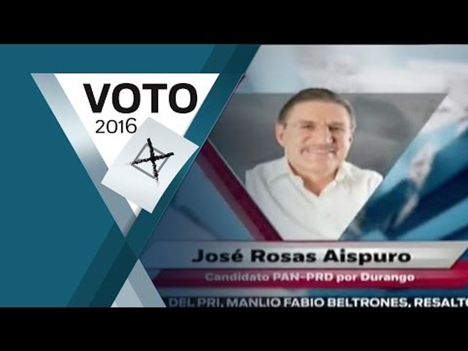Entrevista a José Rosas Aispuro, candidato PAN-PRD por Durango / Elecciones 2016