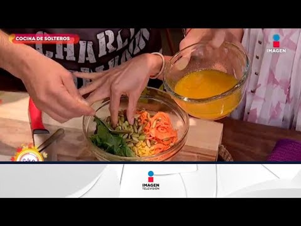 Cocina de solteros: ensalada de camote | Sale el Sol