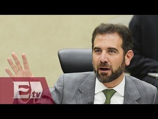 Detalles de la conferencia de prensa de Lorenzo Córdova / Yuriria Sierra