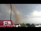Asombra a mexiquenses el paso de un tornado en Toluca/ Vianey Esquinca