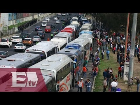 Maestros de la CNTE originarios de Chiapas llegan a la Ciudadela / Francisco Zea