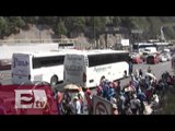 CNTE paraliza circulación en Autopista México-Toluca / Martín Espinosa