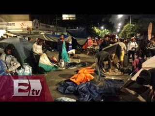 CNTE se instala en La Ciudadela tras retirarse de Bucareli/ Yazmín Jalil