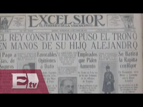 Periódico Excélsior… Un vistazo a 99 años de distancia / Francisco Zea