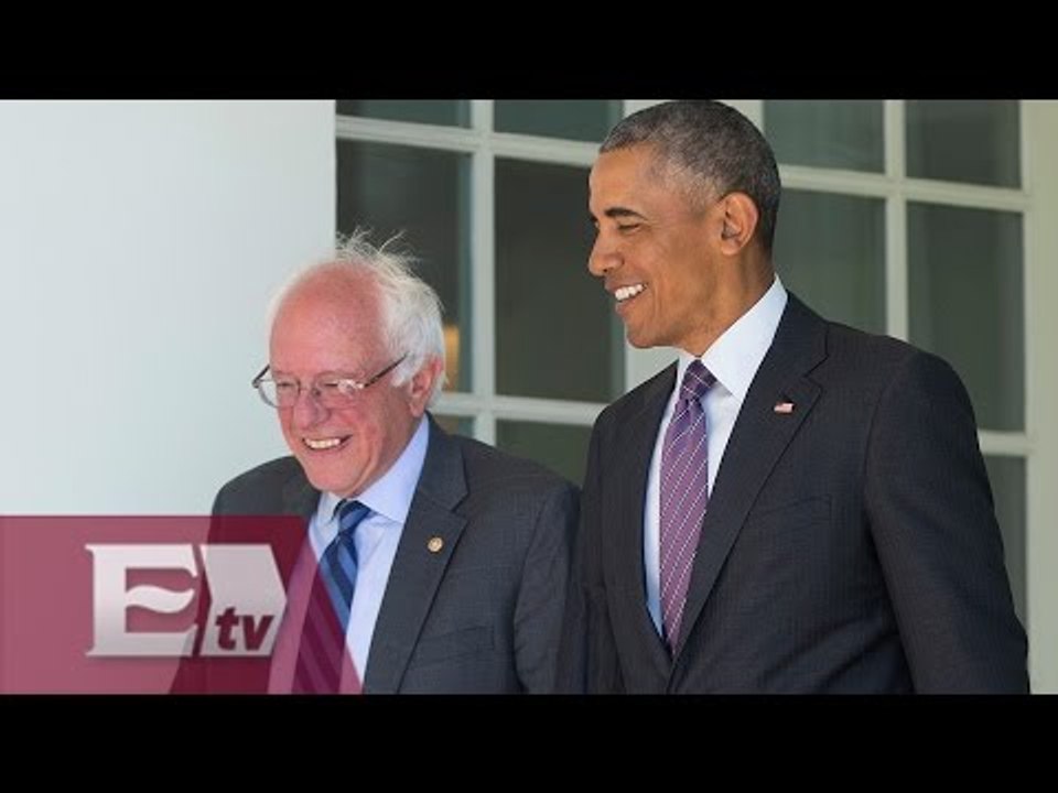 Sanders promete de trabajar con Clinton para derrotar a Trump/ Paola Barquet