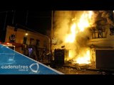 Incendio consume bodega de productos chinos en el Centro