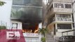 Ceteg ataca e incendia oficinas educativas en Chilpancingo, Guerrero/ Hiram Hurtado