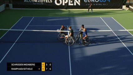 Quad's Double Final: Schroder/Weinberg vs Ramphadi/Sithole