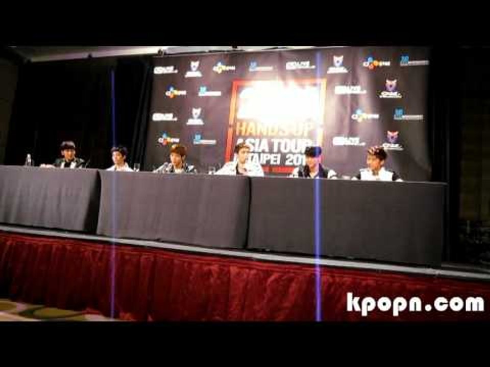 20111006 2PM Press Conference in Taiwan