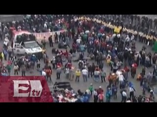 CNTE mantiene bloqueo en Reforma y Bucareli/ Paola Barquet