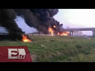 Choque entre dos pipas de gas deja un muerto en SLP / Ricardo Salas