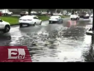 Lluvia provoca encharcamientos en diversos puntos de la CDMX/ Mariana H