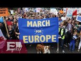 Británicos toman Londres para protestar contra el Brexit/ Yazmín Jalil