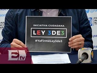 Peña Nieto pide al Congreso realizar ajustes a la Ley 3 de 3/ Mariana H