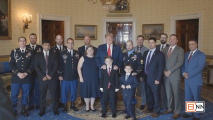 President Trump Presents Medal Of Honor To Veteran Ronald J. Shurer
