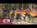 Campamento de la CNTE convierte la Ciudadela en un basurero / Francisco Zea