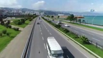 Trabzon İl Genelinde Drone ile Trafik Denetimleri Başladı