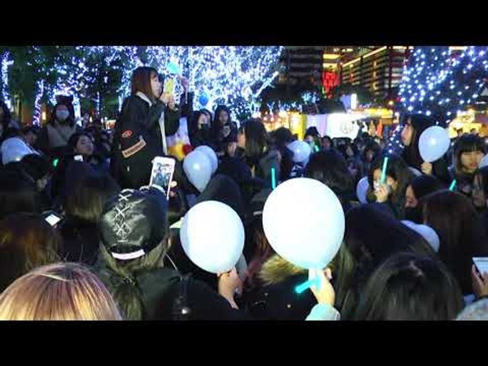 粉絲透過台北101外牆留言、齊唱歌曲悼念 SHINee 鐘鉉