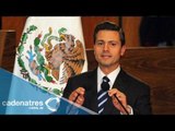 Cancela Peña Nieto viaje a Davos, Suiza para atender agenda nacional