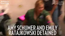 Amy Schumer and Emily Ratajkowski detained while protesting Brett Kavanaugh's confirmation