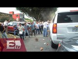 Agreden con piedras a comitiva del PAN en Xalapa, Veracruz/ Hiram Hurtado