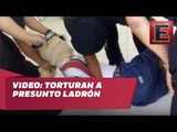 VIDEO: Policías locales asfixian y golpean a un detenido