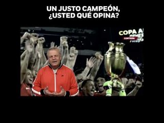 'Chile un justo campeón de Copa América' en opinión de Pablo Carrillo