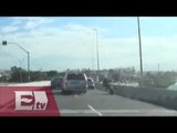 Fuertes imágenes: Motociclista cae de una autopista en Brasil / Ricardo Salas