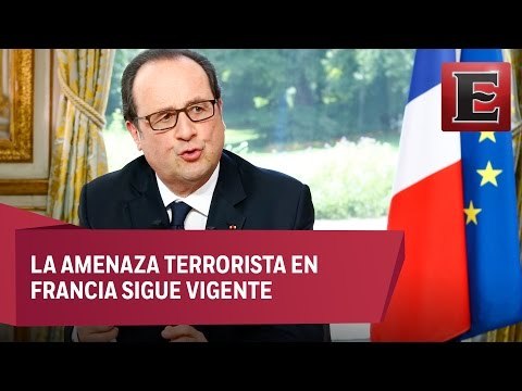 Hollande confirma final de estado de emergencia en Francia