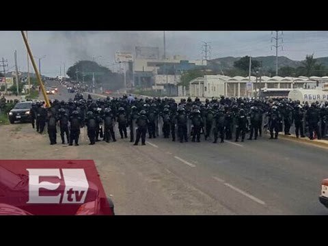 Falsas, fotos de federales armados en disturbios en Oaxaca / Hiram Hurtado