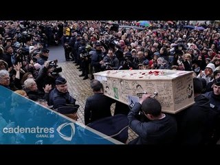 Realizan los funerales de los caricaturistas del 'Charlie Hebdo'