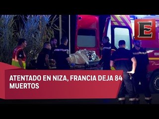 Atentado en Niza, Francia deja 84 muertos