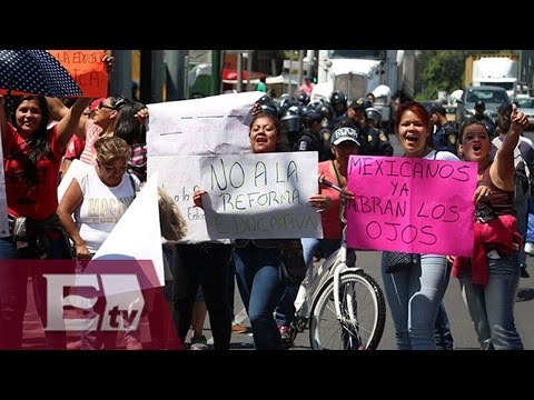 Paro de labores en 267 escuelas capitalinas a favor de la CNTE/ Hiram Hurtado