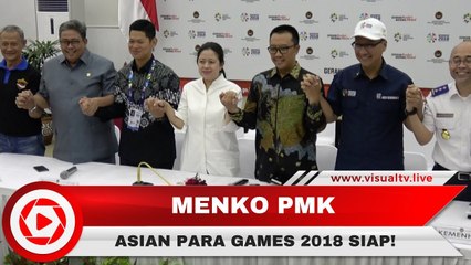 Menko PMK Puan : Indonesia Siap Gelar Asian Para Games 2018!