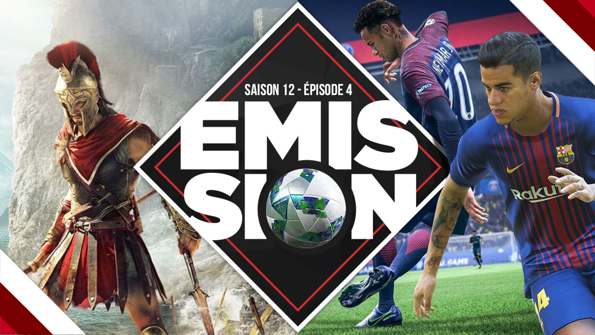 ⁣Gamekult l’émission #382 : Assassin’s Creed Odyssey / FIFA vs PES 2019