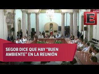 Continúa reunión entre Segob y CNTE