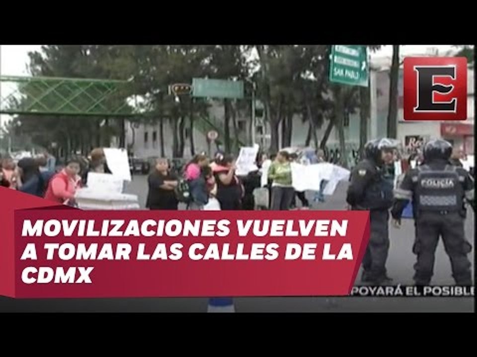 Movilizaciones en apoyo a la CNTE