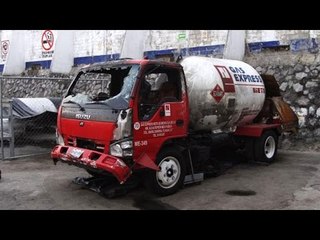 La posible ruta que siguió la pipa de gas rumbo al hospital en Cuajimalpa